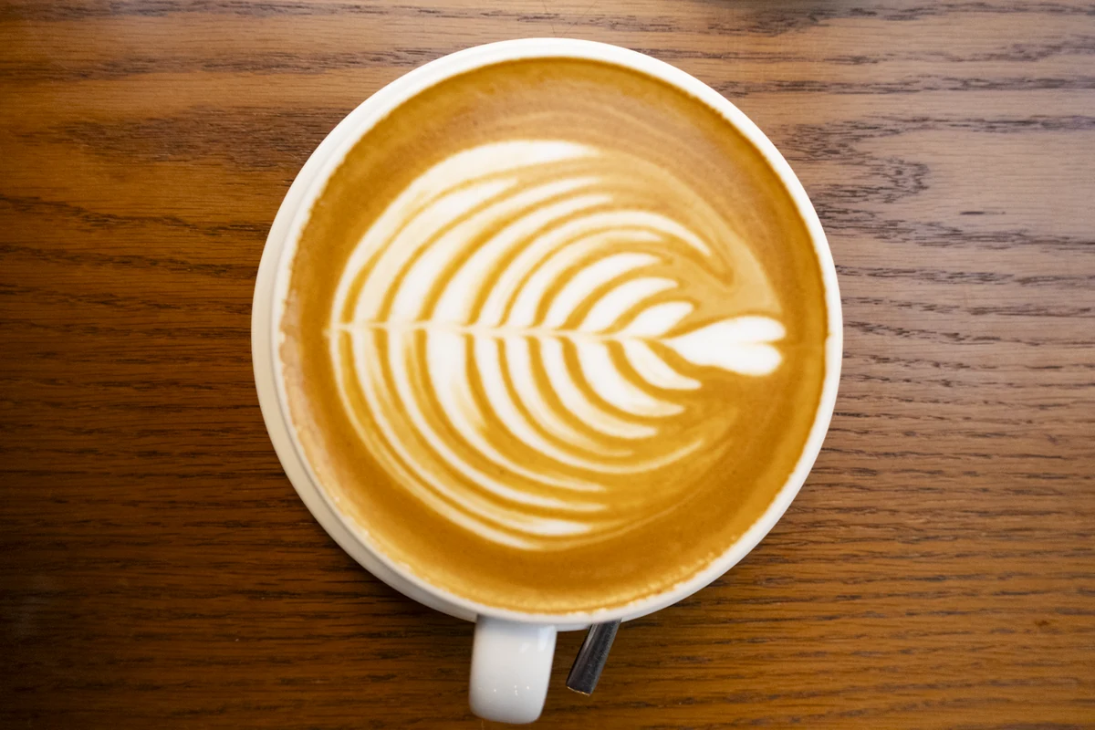 Cafe Firuz'da latte art